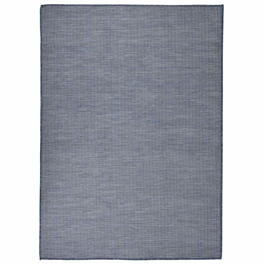vidaXL Ulkomatto Flatweave 200x280 cm sininen
