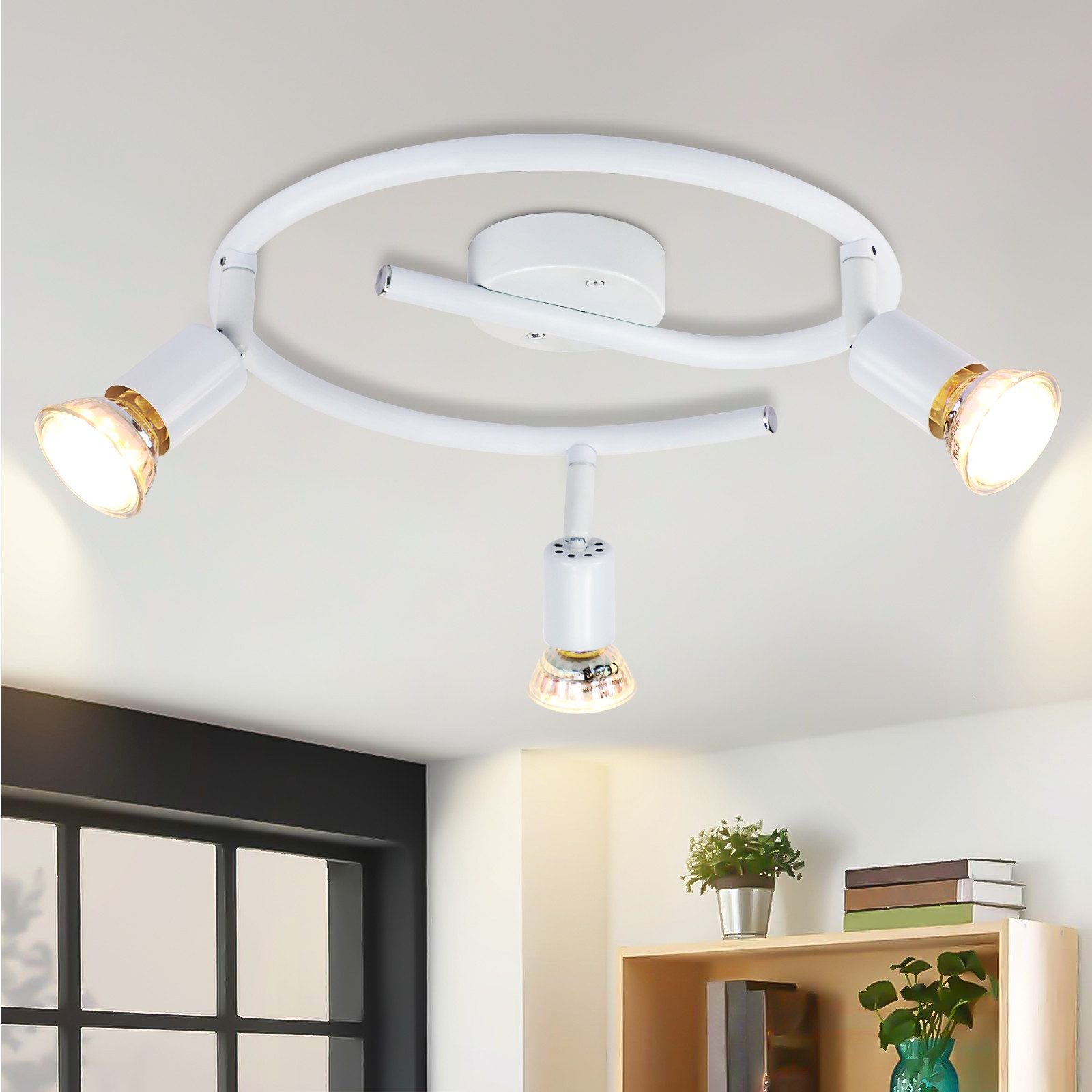 NETTLIFE säädettävä LED - kattospottivalaisin GU10 3